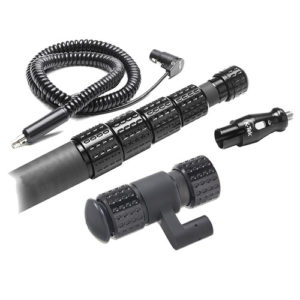 K-Tek KP20TA 20'3' Mighty Boom Pole; coiled cable, TA Sidekick, removable headpiece