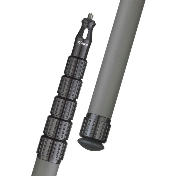 K-Tek KP16 16' Mighty Boom Pole; uncabled, removable headpiece
