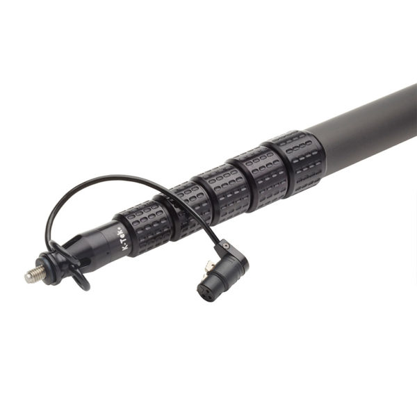 K-Tek KP16CCR 16'3" Mighty Boom Pole; coiled cable, side exit, removable headpiece – Bild 3