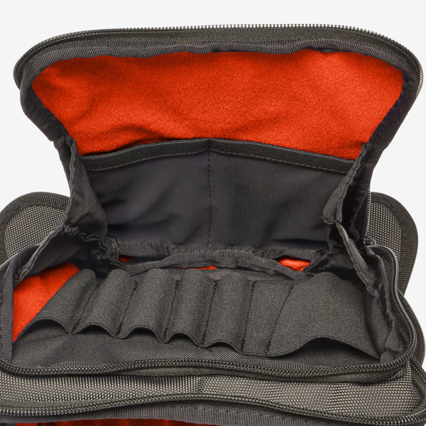K-Tek KSUHX Stingray Utility Hip Pack, Black w/ Orange interior*also works as a Mixer Bag for SoundDevices MixPre3 & MixPre6 – Bild 3