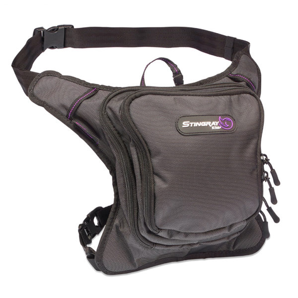 K-Tek KSUHXP Stingray Utility Hip Pack, Black w/ Purple interior*also works as a Mixer Bag for SoundDevices MixPre3 & MixPre6