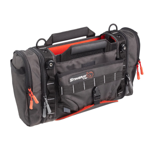 K-Tek KSTGJRX Stingray Junior-X, w/ Orange interiorDesigned to work w/ Sound Devices 833, 888 & 633, Zaxcom NOVA (more spacious option), Maxx, Zoom F4 & F8, Tascam 680 MKII, SD MixPre-10 series & similar sized mixer recorders. – Bild 2