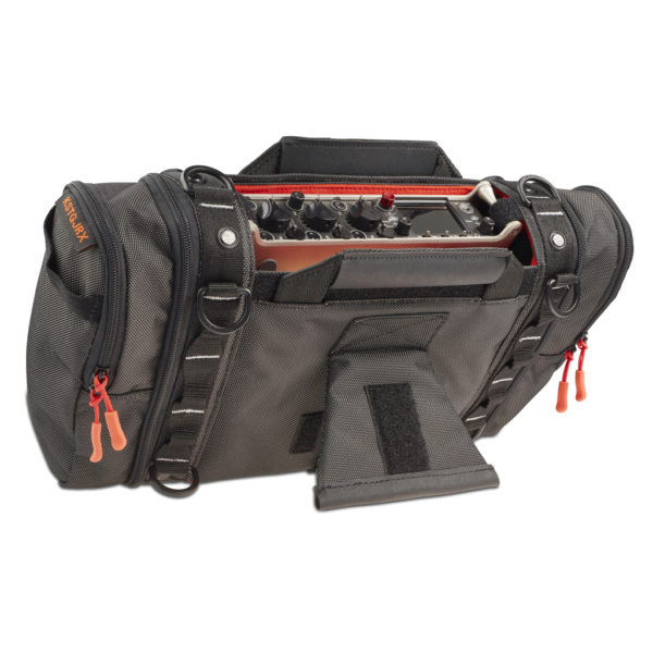 K-Tek KSTGJRX Stingray Junior-X, w/ Orange interiorDesigned to work w/ Sound Devices 833, 888 & 633, Zaxcom NOVA (more spacious option), Maxx, Zoom F4 & F8, Tascam 680 MKII, SD MixPre-10 series & similar sized mixer recorders. – Bild 7