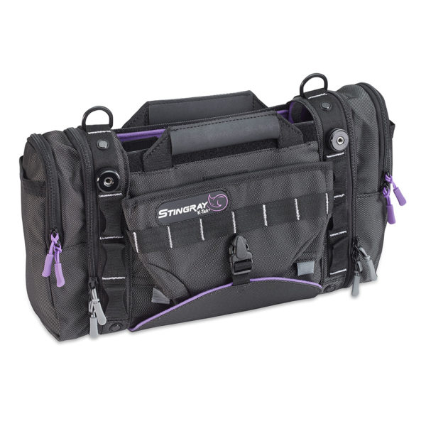 K-Tek KSTGJRXP Stingray Junior-X, w/ Purple interiorDesigned to work with Sound Devices 833, 888 and 633, Zaxcom NOVA (more spacious option), Maxx, Zoom F4 and F8, Tascam 680 MKII, SD MixPre-10 series and similar sized mixer recorders. – Bild 2