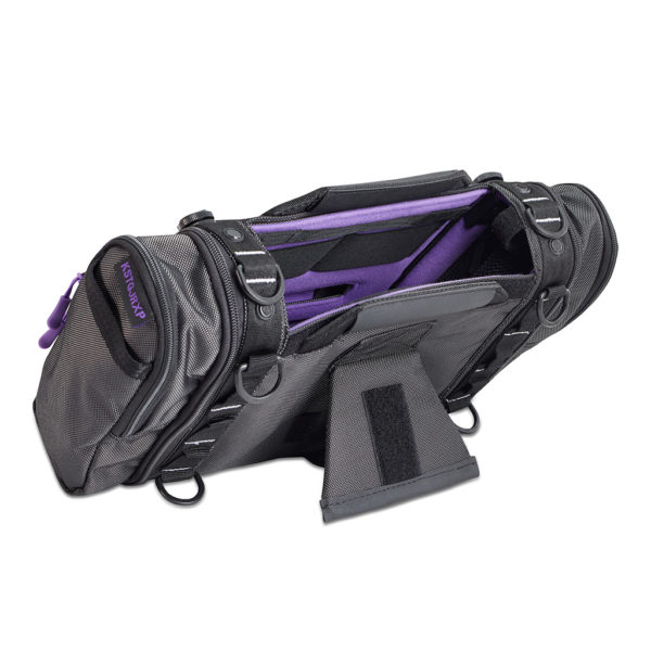 K-Tek KSTGJRXP Stingray Junior-X, w/ Purple interiorDesigned to work with Sound Devices 833, 888 and 633, Zaxcom NOVA (more spacious option), Maxx, Zoom F4 and F8, Tascam 680 MKII, SD MixPre-10 series and similar sized mixer recorders. – Bild 3