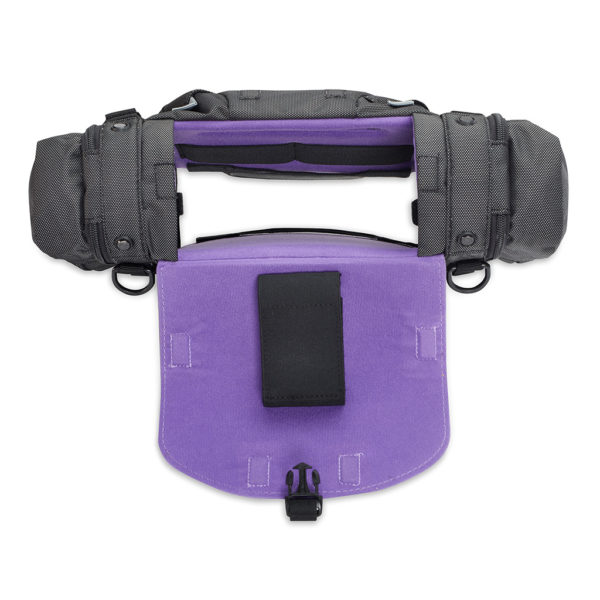 K-Tek KSTGJRXP Stingray Junior-X, w/ Purple interiorDesigned to work with Sound Devices 833, 888 and 633, Zaxcom NOVA (more spacious option), Maxx, Zoom F4 and F8, Tascam 680 MKII, SD MixPre-10 series and similar sized mixer recorders. – Bild 4
