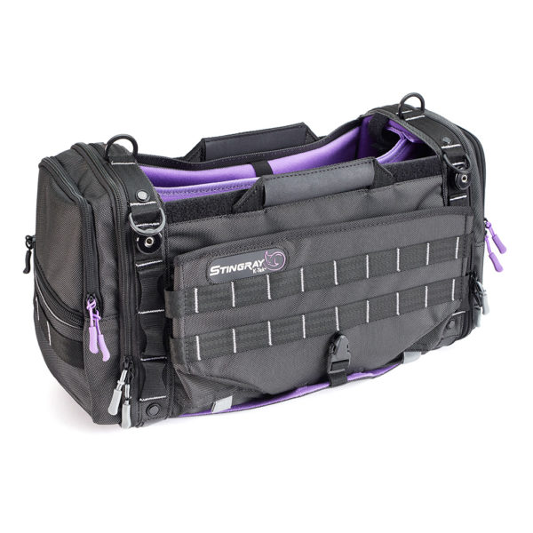 K-Tek KSTGLXP Stingray Large-X, Purple interiorDesigned to work with Sound Devices SCORPIO (and 664 & 688, and similar sized mixer recorders). – Bild 2