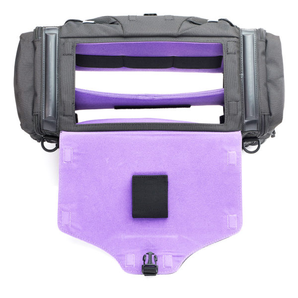 K-Tek KSTGLXP Stingray Large-X, Purple interiorDesigned to work with Sound Devices SCORPIO (and 664 & 688, and similar sized mixer recorders). – Bild 4