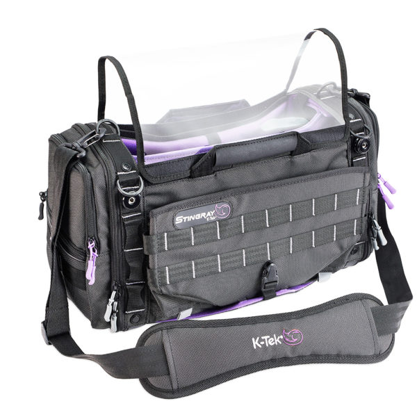 K-Tek KSTGLXP Stingray Large-X, Purple interiorDesigned to work with Sound Devices SCORPIO (and 664 & 688, and similar sized mixer recorders).