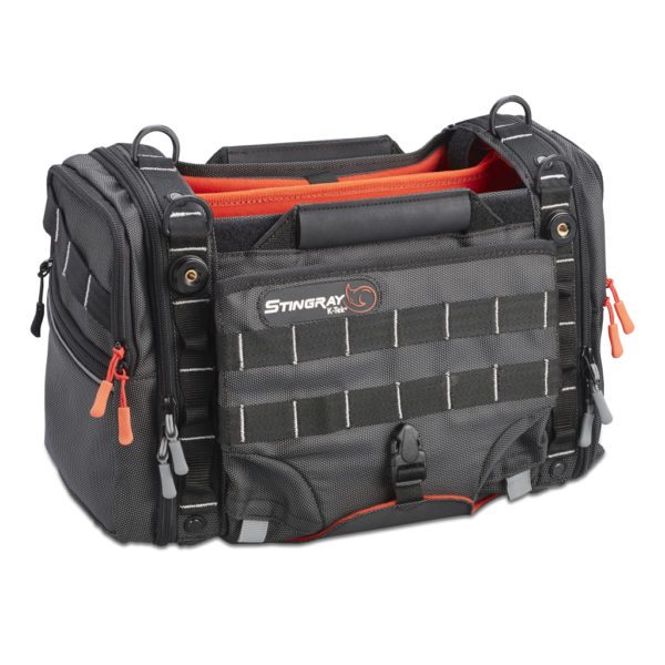 K-Tek KSTGSX Stingray Small-X, Orange interiorDesigned to work with Sound Devices 833, 888 (also SD 633 & 744t, Zaxcom Maxx, Zoom F4 & F8 and similar sized mixer recorders) that work with multiple accessories. (Stingray Orange) – Bild 2