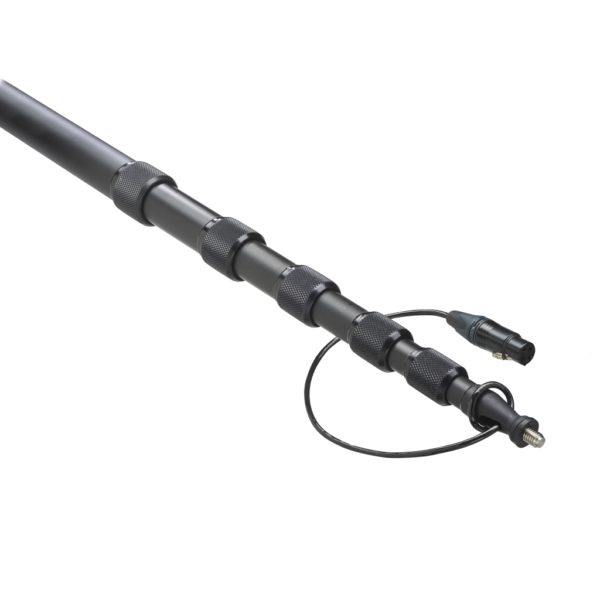 K-Tek KE79CCR "Traveler"- 6'8" Avalon Boom Pole, Aluminum, Fixed Headpiece, Coiled Cable with Fixed Side XLR – Bild 2