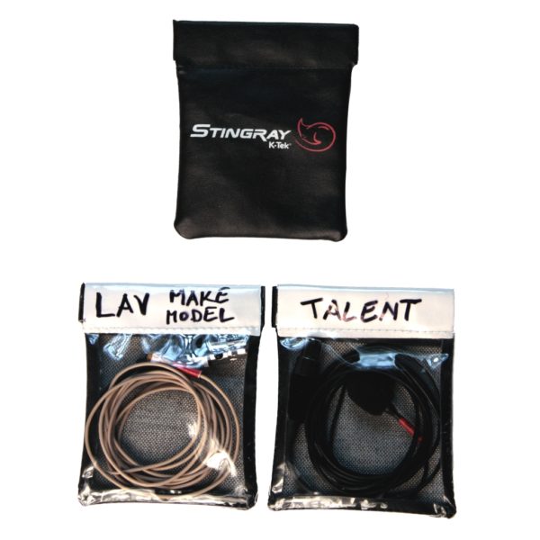 K-Tek KSLP1 Stingray LavPouch (set of 3), Lavalier Pouch for single-hand use, 3 x 4 inch | 8 x 10.6 cm (W x H) – Bild 3