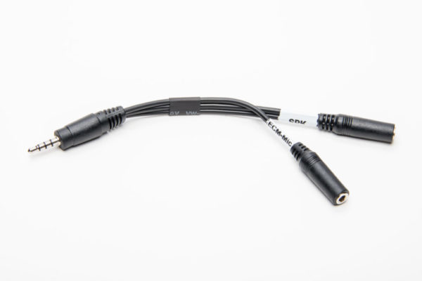 AZDEN HX-Mi TRRS Mikrofon/Kopfhörer-Adapterkabel