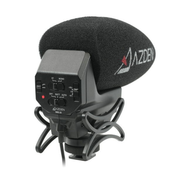 AZDEN SMX-30 Umschaltbares Stereo/Mono-Videomikrofon – Bild 7
