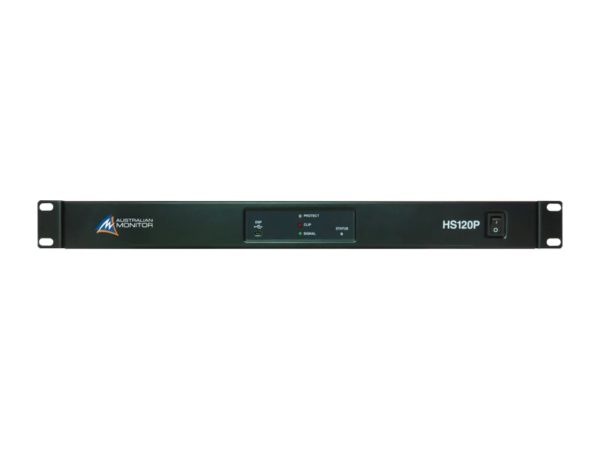 Australian Monitor HS250P Leistungsverstärker. 1 x 250 W Klasse-D, miniDSP, RS232-Steuerung. 100V, 70V & 4Ohm Ausgänge, 1RU – Bild 2
