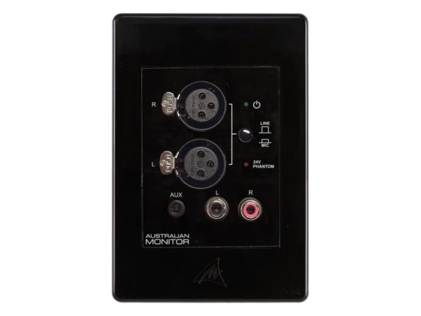 Australian Monitor WPML-B Mikrofon/Line-Wandplatte XLR, RCA, 3,5 Wh – Bild 2