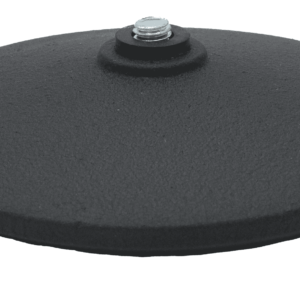 B9Audio BASE120/1 13cm diameter, 0.9 kg round base with 3/8 bolt