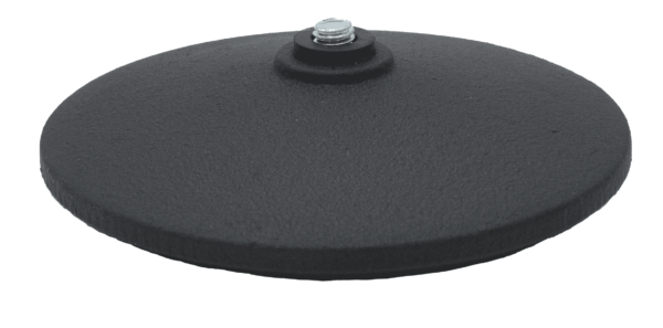 B9Audio BASE120/1 13cm diameter, 0.9 kg round base with 3/8 bolt