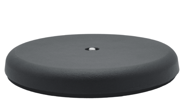 B9Audio BASE250/2 25cm diameter, 2 kg round base with 3/8 bolt
