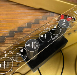 B9Audio Stereo ruler A ruler for positioning microphones for stereo sound recording