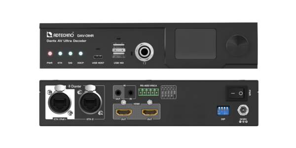 ADTECHNO DAV-01HR Decode Dante AV Ultra Colibri to HDMI – Bild 5