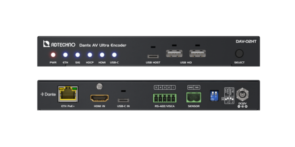 ADTECHNO DAV-02HT Dante AV Ultra Encoder – Bild 2
