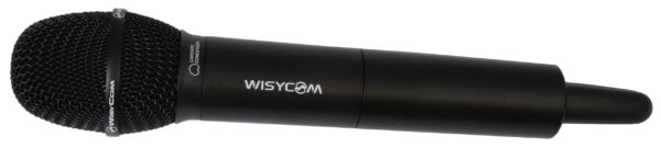 Wisycom MTH410-EUX-B7-PV-LI Handsender, Max 100mW, 470-663 MHz, grau, linear – Bild 2