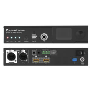 ADTECHNO DAV-01HR Decode Dante AV Ultra Colibri to HDMI