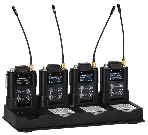 Wisycom LBC61 Multipler Akkulader (4 MTP61 + 4 Lithium Akkus)