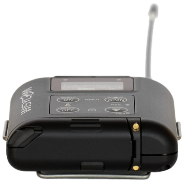 Wisycom MTP60 EUX BT1 Taschensender, 470-832 MHz, 100 mW – Bild 2