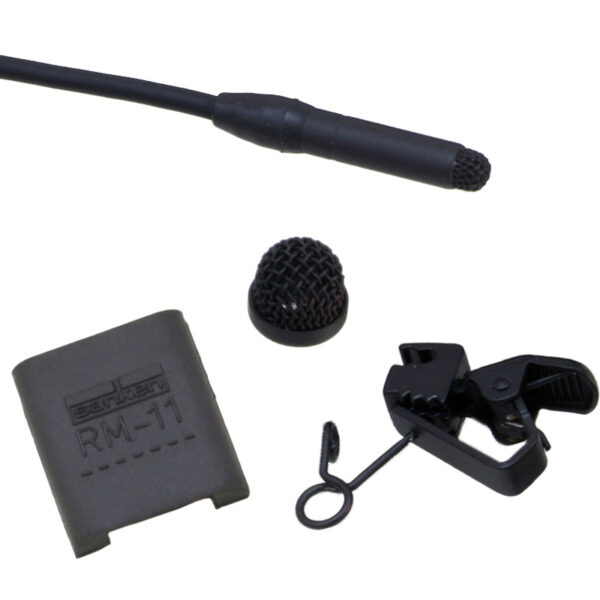 Sanken COS-11DR-BK RAMSA Hirose 4-Pin Ansteckmikrofon 1.8m Schwarz