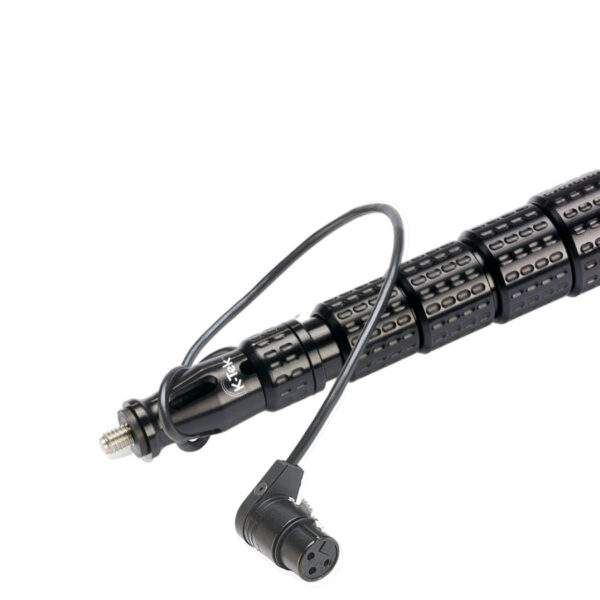 K-Tek KP14VCCR 14'4" Mighty Boom Pole; 5-stage, Carbon, Removable Headpiece, Coiled Cable with KPCCR Bottom Module – Bild 3