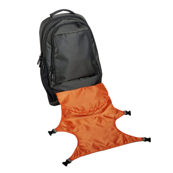 K-Tek KSBPX Stingray ENG BackPack with Orange Interior designed for the sound recording professional with 20 L storage space for a mixer bag, extra audio gear, a laptop and other supplies. – Bild 6