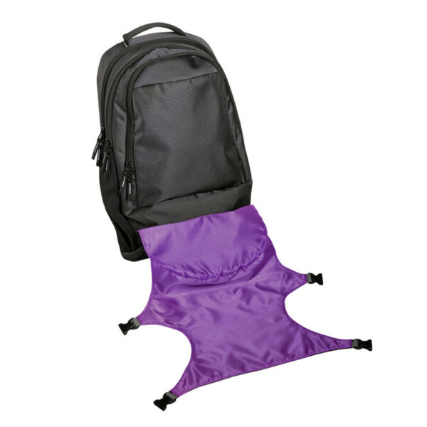 K-Tek KSBPXP Stingray ENG BackPack with Purple Interior designed for the sound recording professional with 20 L storage space for a mixer bag, extra audio gear, a laptop and other supplies. – Bild 4