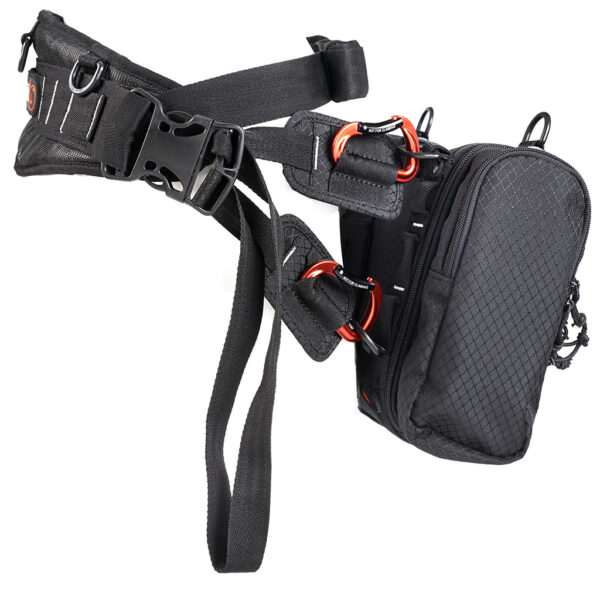 K-Tek KSJRWBXP Stingray Junior X Bag (Purple) and Waist Belt Bundle K-Tek Stingray Junior X Audio Mixer Recorder Bag (KSTGJRX, Orange) and Waist Belt (KSWB1) Bundle.