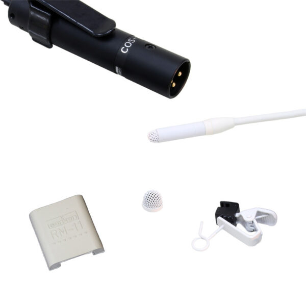 Sanken COS-11DBP-RM-WH XLR-3M 48V I/F Ansteckmikrofon 3m Weiss ( Red Mark ) BP