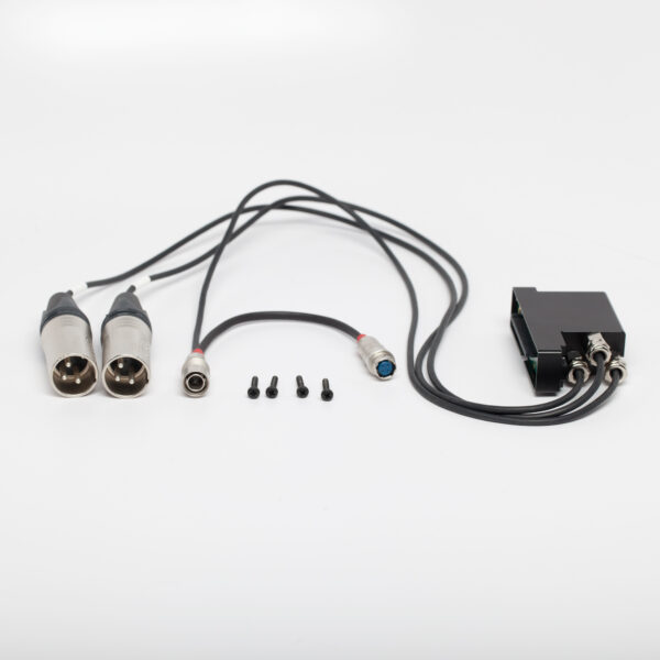 Sound Devices 2 x XLR3M & 4-pin Hirose festverdrahteter A20-RX-Adapter