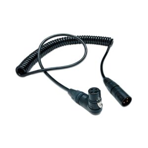 K-Tek KMBC1 K-Tek Mighty BoomCable, external heavy duty coiled XLR Boomcable, to connect Boompole with Mixer/Recorder, 6 large gauge wires, double soldered, 0.6lbs.(280gr), extends over 4 ft (1.22m)