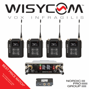 BEST PRICE MATCH BUNDLE Wisycom MCR54 Quad Empfänger + 4x MTP60 + BPA54