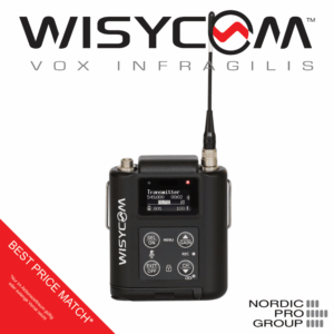 Wisycom MTP60 EUX BT1 Taschensender, 470-832 MHz, 100 mW