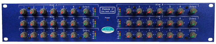 CTP 6 into 1 line level mixers - 2RU – Bild 2