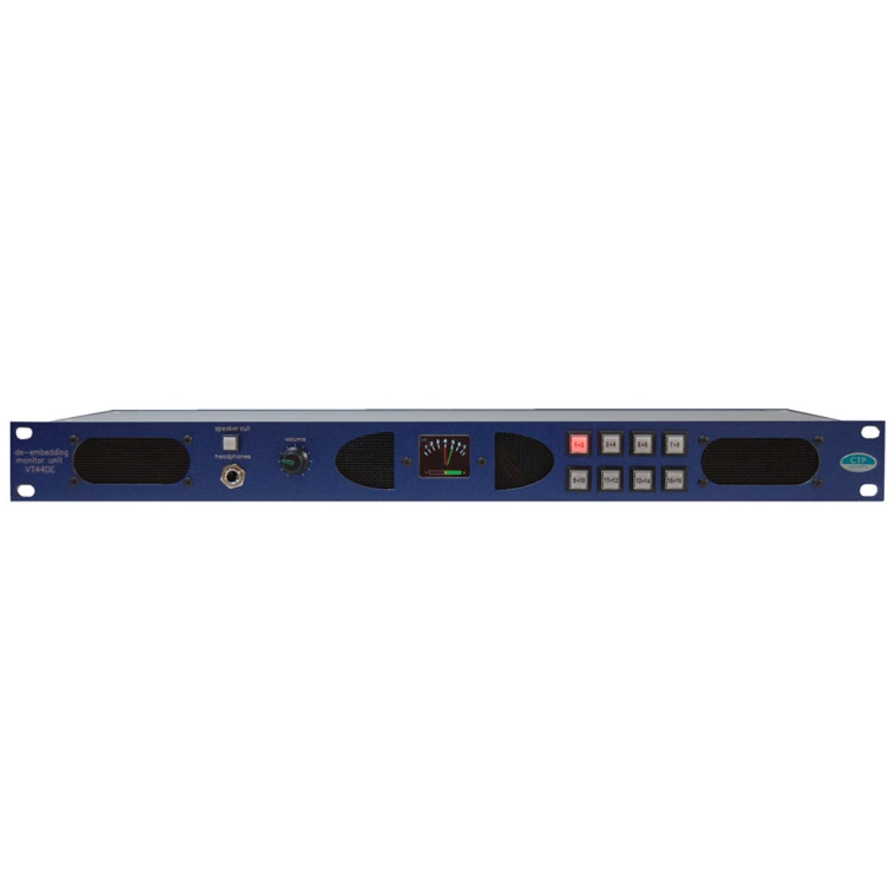 CTP De-embedding stereo monitor unit 1RU